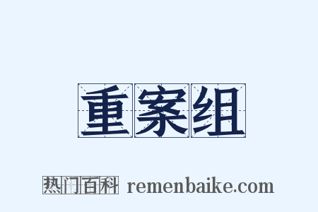 重案组是什么意思的图片